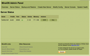 MineOS Servers